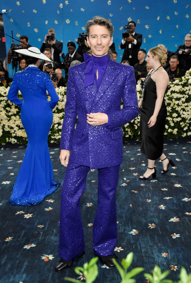 Raul Domingo attends The Metropolitan Museum of Art's Costume Institute benefit gala celebrating the opening of the "Superfine: Tailoring Black Style" exhibition on Monday, May 5, 2025, in New York. (Photo by Evan Agostini/Invision/AP)