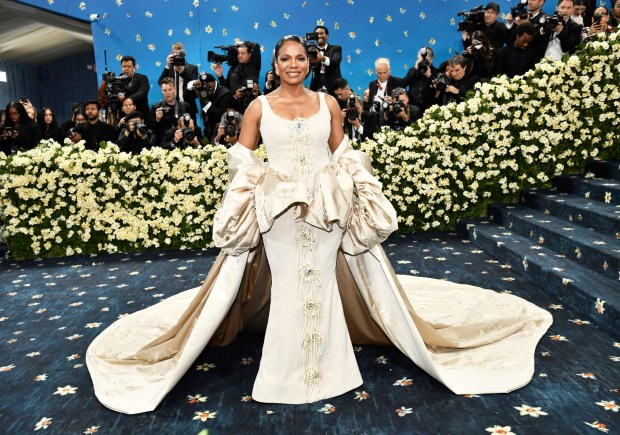 Audra McDonald attends The Metropolitan Museum of Art's Costume Institute benefit gala celebrating the opening of the "Superfine: Tailoring Black Style" exhibition on Monday, May 5, 2025, in New York. (Photo by Evan Agostini/Invision/AP)