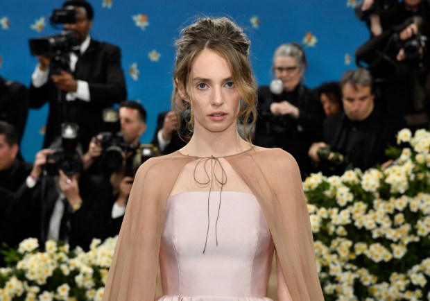 Maya Hawke attends The Metropolitan Museum of Art's Costume Institute benefit gala celebrating the opening of the "Superfine: Tailoring Black Style" exhibition on Monday, May 5, 2025, in New York. (Photo by Evan Agostini/Invision/AP)