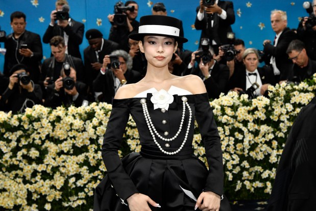 Jennie attends The Metropolitan Museum of Art's Costume Institute benefit gala celebrating the opening of the "Superfine: Tailoring Black Style" exhibition on Monday, May 5, 2025, in New York. (Photo by Evan Agostini/Invision/AP)