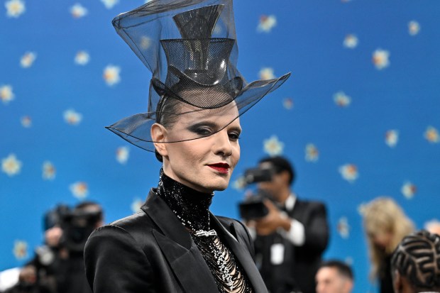 Jordan Roth attends The Metropolitan Museum of Art's Costume Institute benefit gala celebrating the opening of the "Superfine: Tailoring Black Style" exhibition on Monday, May 5, 2025, in New York. (Photo by Evan Agostini/Invision/AP)