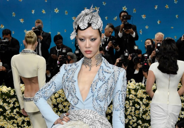 Sora Choi attends The Metropolitan Museum of Art's Costume Institute benefit gala celebrating the opening of the "Superfine: Tailoring Black Style" exhibition on Monday, May 5, 2025, in New York. (Photo by Evan Agostini/Invision/AP)