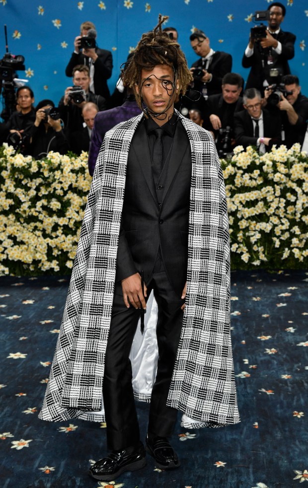 Jaden Smith attends The Metropolitan Museum of Art's Costume Institute benefit gala celebrating the opening of the "Superfine: Tailoring Black Style" exhibition on Monday, May 5, 2025, in New York. (Photo by Evan Agostini/Invision/AP)